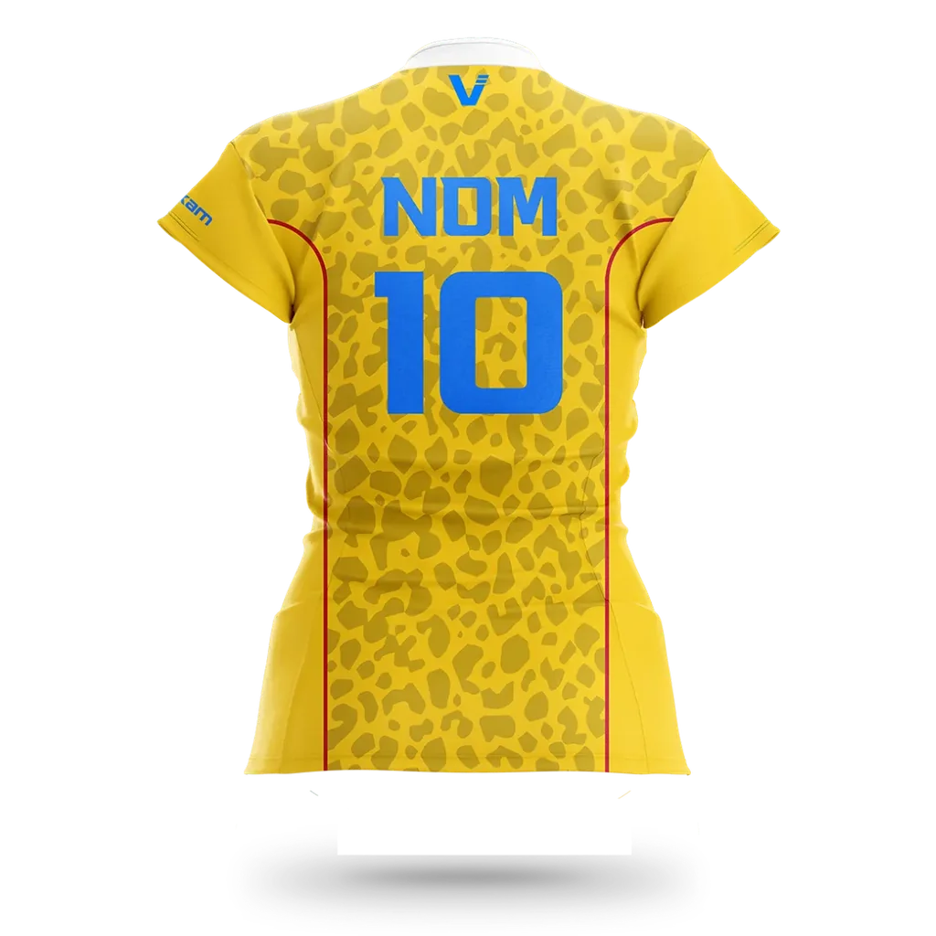FEVOCO Maillot de match F - Jaune