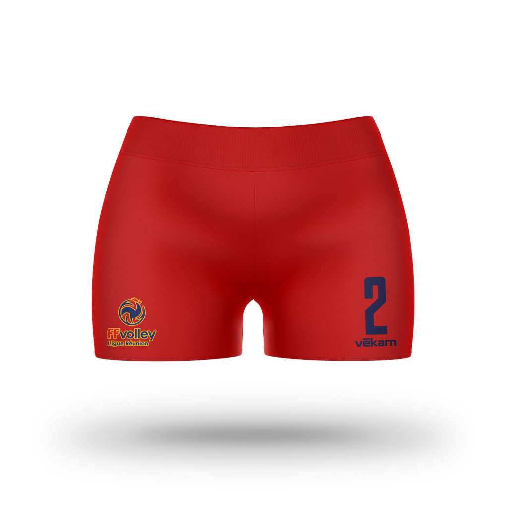 LRVB 26 BEACH Short F - Rouge