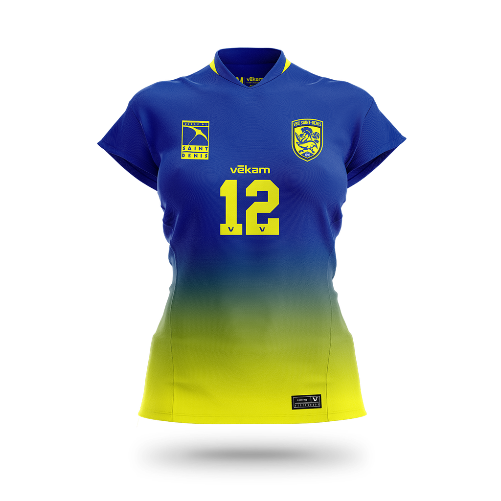VBC SAINT-DENIS Maillot F - Bleu/Jaune