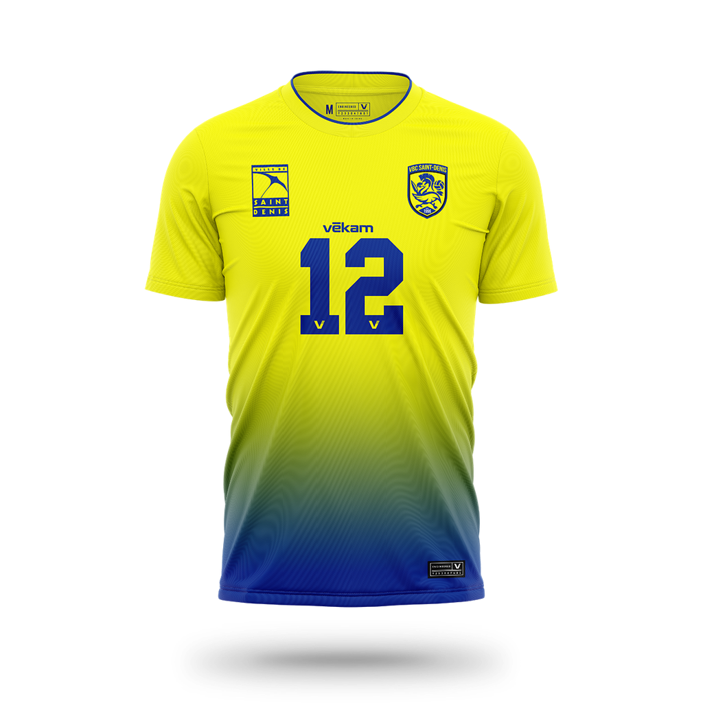 VBC SAINT-DENIS Maillot H - Jaune/Bleu