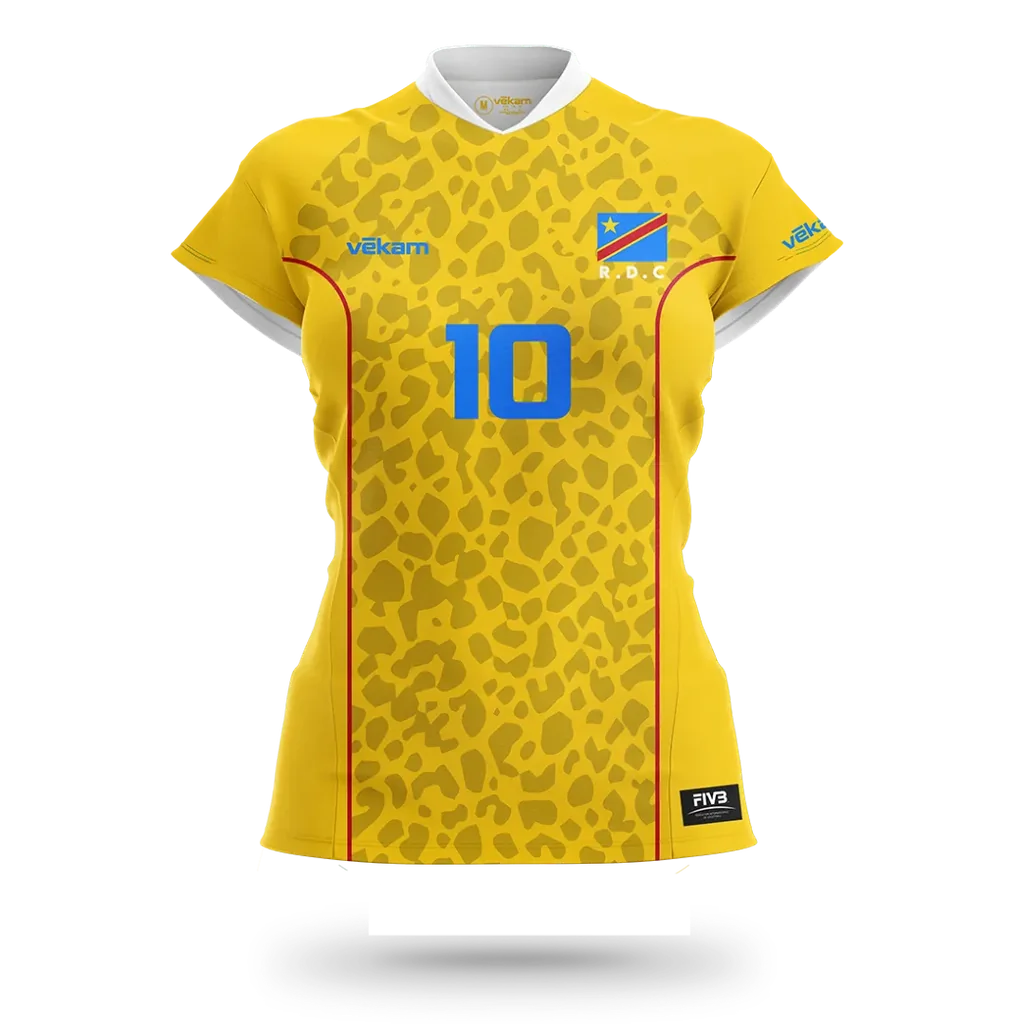 FEVOCO Maillot de match F - Jaune