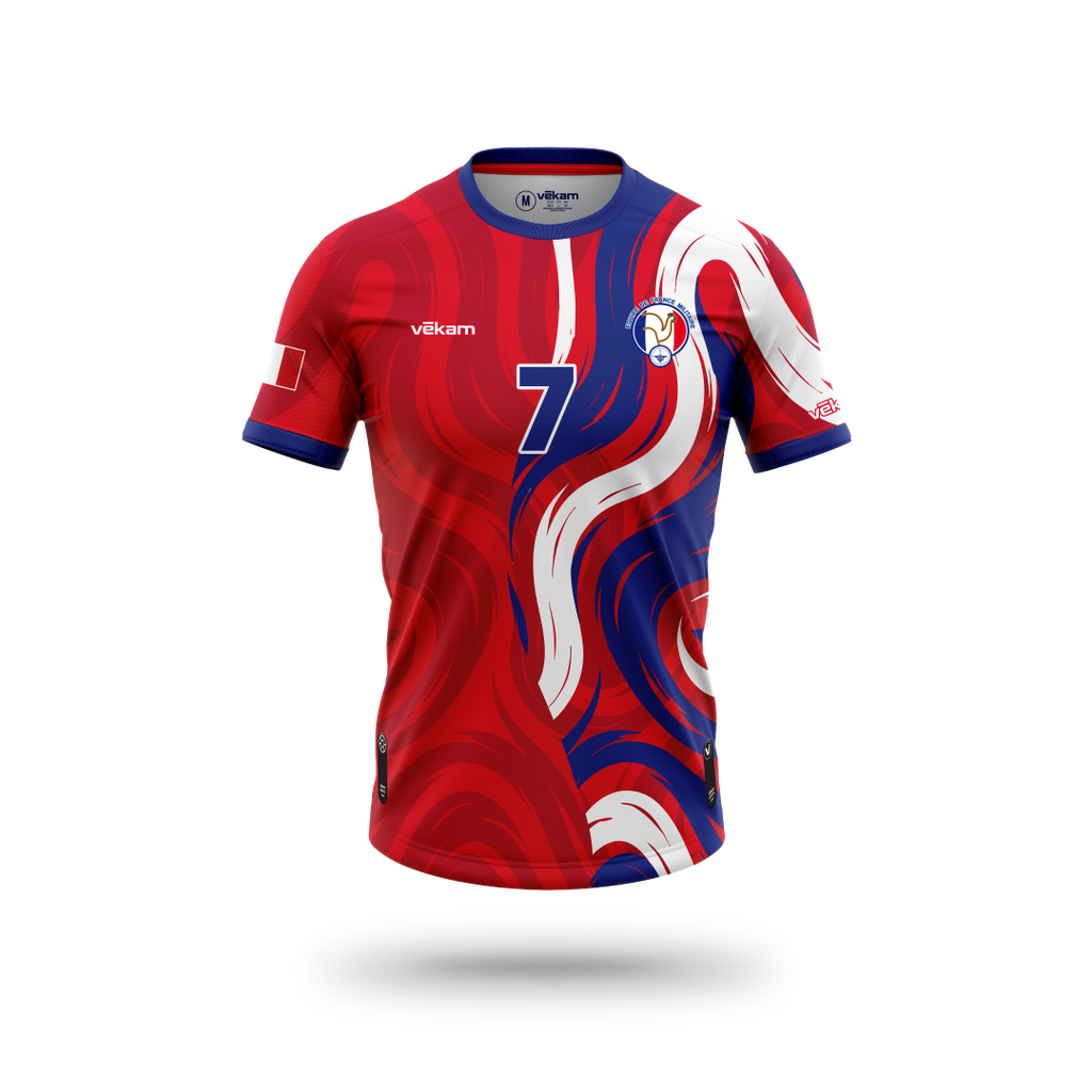 EDF MILITAIRE Maillot de match H - Rouge