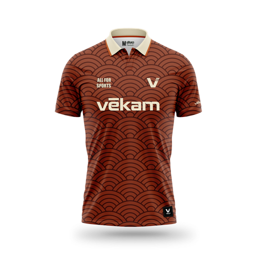 VEKAM PREMIUM Polo Oversize - Terra Scales