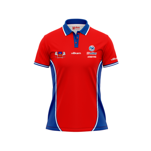 LMVB 26 Polo Arbitre F - Rouge