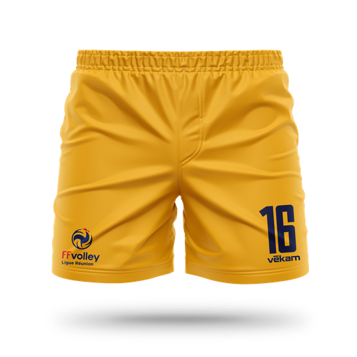 LRVB 26 BEACH Short H - Jaune